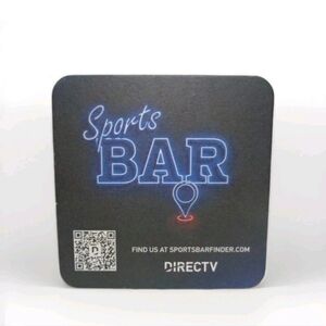 NEW 2025 NFL Directv Sports Bar Finder QR Code Beer Coasters Sleeve 100 Promo